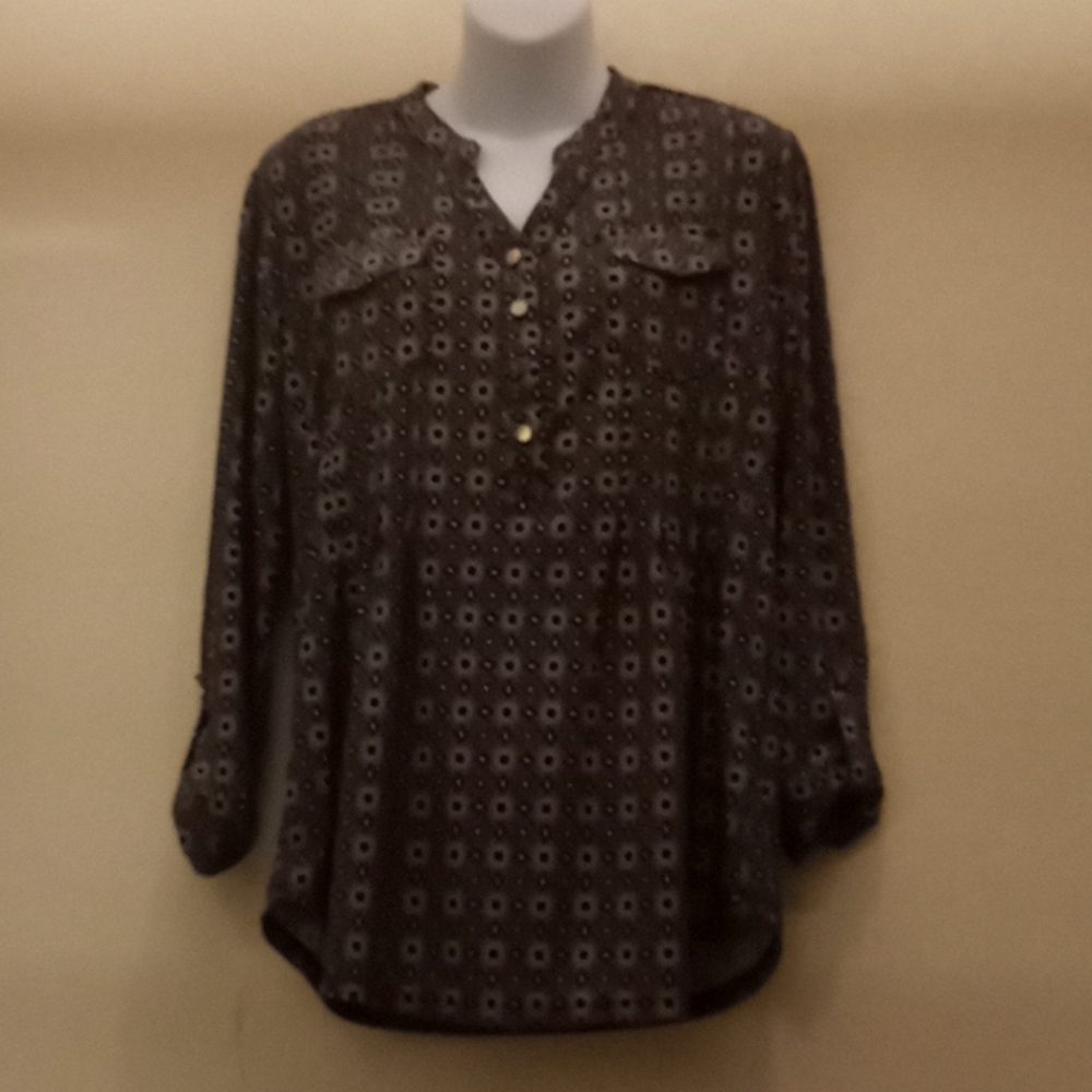Dress Barn Printed Blouse - Picture 6 of 14